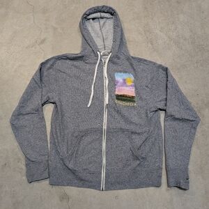 Coachella 2015 Hoodie Full Zip Adult M Gray Music Concert